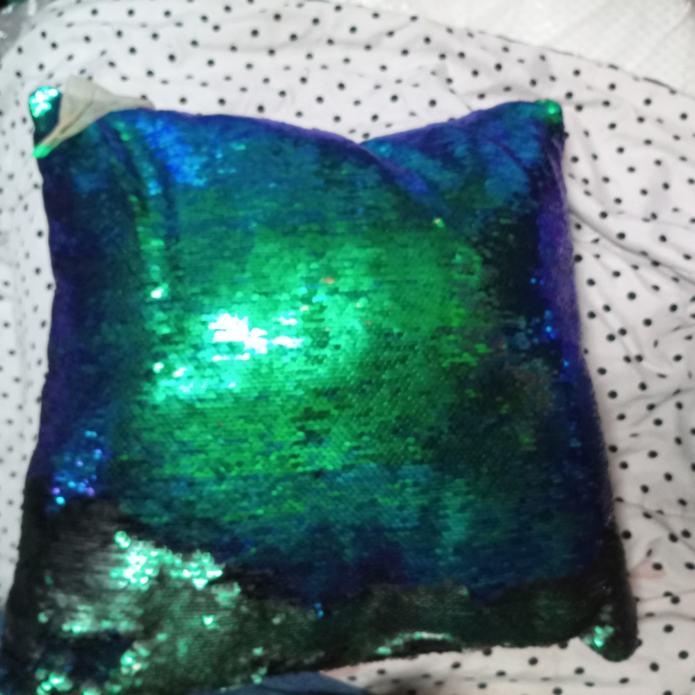 Reversible Sequin Pillow